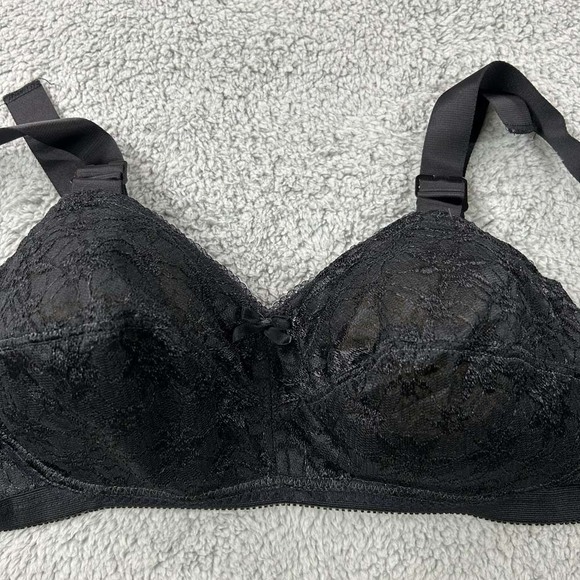 Norvell Other - Norvell Bra 34HH Full Coverage 574 Soft Cup Cone Floral Lace NWOT NOS